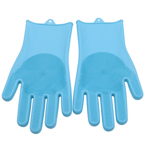 Cepillo de Baño para Mascotas, Cepillo de Silicona para Baño de Perros, Antideslizante, Antiarañazos, Antibocados, Guantes de Limpieza para Mascotas - Product Image 2
