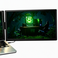 Moniteur portable 15,6 pouces FHD 1080P IPS LED, extension d'écran double pour ordinateur portable, affichage externe USB-C/Type-C pour jeux, compatible Windows et Mac