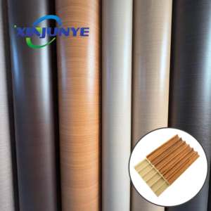 Film PVC décoratif en rouleau, prix usine, membrane de porte sous vide, vinyle en stock pour armoires, film décoratif PVC, marque privée - Product Image 4