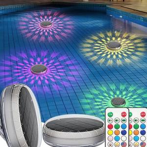 Luz LED RGB Flotante para Piscina, Decoración Impermeable IP67, Luz Inalámbrica para Piscina - Product Image 1