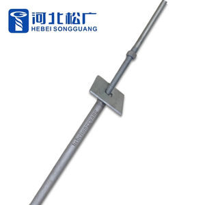 מוט קרקע מגולוון בחום עם מכלול קשת, למכירה ישירות מהמפעל, עבור חומרת קווי תיל. - Product Image 6