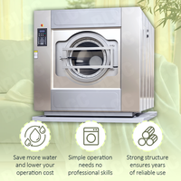 Mesin Cuci Industri 150KG Mesin Laundry Listrik Baru Komersial Industri Proses Pencucian Pengeringan Air Dingin