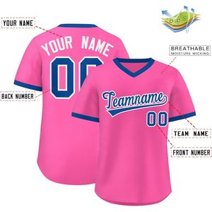 Customizable V-Neck Baseball Jersey Personalized Sports Uniform for Men Women Boys Breathable Softball Wear - Product Image 4