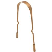 Nettoyant de langue en cuivre en forme de U, personnalisable avec logo, haute qualité, vente chaude, pour usage domestique