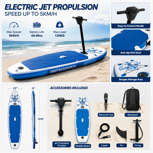 Planche à pagaie <span class=keywords><strong>gonflable</strong></span> Stand Up <span class=keywords><strong>Paddle</strong></span> Board avec moteur électrique SUP - Product Image 2