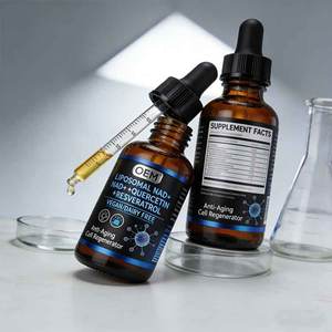 Bebida Energética Oral Antienvejecimiento Sinérgica 1500mg NAD+ Liposomal Resveratrol PQQ Defensa Oxidativa Revitalización Celular - Product Image 3