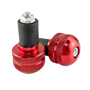 Bouchons de guidon Qiangye 6 rouges moletés pour moto - Product Image 4