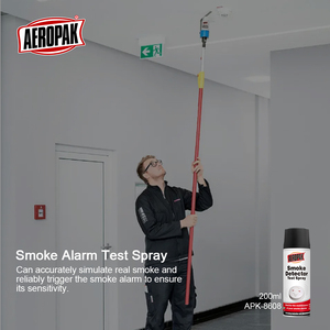 Aeropak 200ml Alta Sensibilidade Instantânea Gatilho Alarme De Incêndio Teste <span class=keywords><strong>Spray</strong></span> Rápido Químico <span class=keywords><strong>Detector</strong></span> De Fumaça Testador Aerossol - Product Image 5