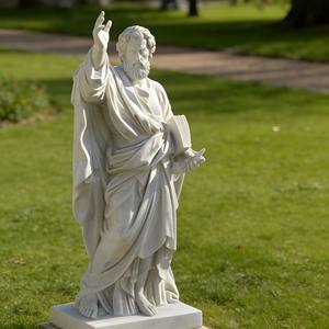 Sculpture de Saint <span class=keywords><strong>Pierre</strong></span> en marbre de style européen, taille réelle, faite à la main, avec les Douze Apôtres, pour jardin et extérieur - Product Image 6