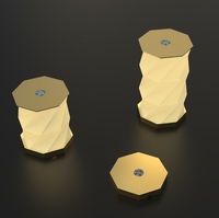2025 nouveauté Rechargeable LED pliant papier lampe maison remodelage société cadeaux promotionnels élément en alliage de magnésium Flexible