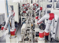 Robot collaboratif 6 axes Zu7 à prix d'usine, charge utile de 7 kg, portée de 819 mm, poids de 22 kg, cobot pour l'assemblage, le prélèvement et le placement