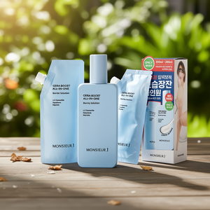 Monsieur J Cera Boost Solución Todo en Uno para Barrera Cutánea 200ml Set con Recarga para el Cuidado Diario de la Piel - Product Image 3