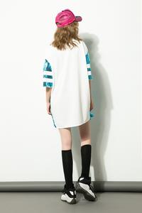 DS Plus Size Adulte Sequin Annual Party Hop -hop T-shirt Hommes et Femmes Modèles Plus Size <span class=keywords><strong>Jazz</strong></span> Stage Performance Costume - Product Image 5