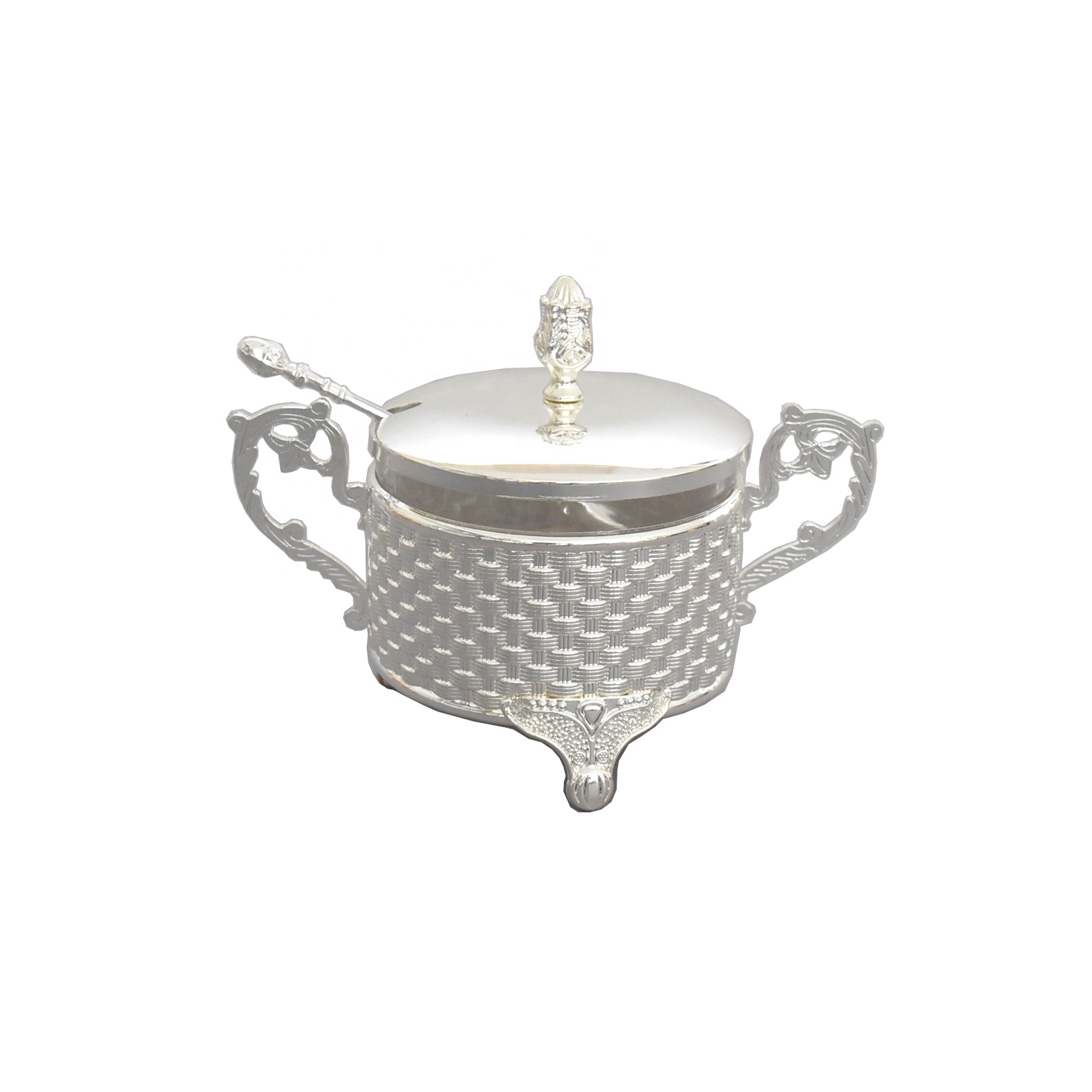 Металлический Железный сахарник специального дизайна, кухонная чашка для приправ в ресторане, соляная чашка