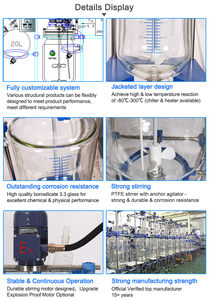 Glass Reactor with Vacuum Function Ideal for Distillation and Evaporation Processes - Product Image 4
