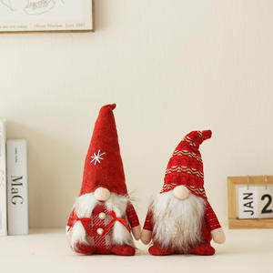 Décoration de Noël, fil à tricoter, jambe télescopique, Noe Goblin, poupée de fenêtre, ornements, poupée sans visage, musicale, animée, écologique - Product Image 4