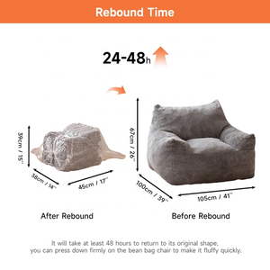 ชุดหมอนผ้าลูกฟูกสำหรับใส่ในบ้านใหม่2025โฟมไส้ถั่วแบบนุ่มใส่สบายสไตล์เอเชียกันน้ำได้สำหรับห้องนั่งเล่นและของตกแต่งอันอบอุ่นในฤดูหนาว - Product Image 5