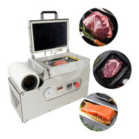 OCEAN Try Seal Thermoform Vertical Vacuum Skin Container Sealer Vacuum Manual Mini Skin Package Machine