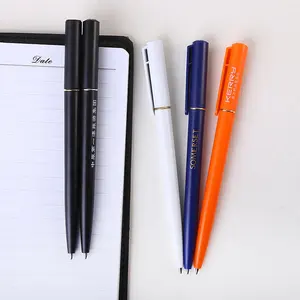 Simple and cheap express hotel promotion pen Plastic Twist ball pen with logo