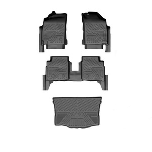 KQD New Product Launch High Quality 5D Design Waterproof TPE Foot Mat Car Carpet for Suzuki S-Presso - Product Image 1