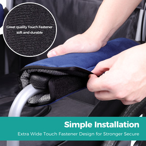 Almohadillas extraíbles para reposabrazos de silla de ruedas Liker, fundas antideslizantes y cálidas, fundas para bastones, guantes para reposabrazos de silla de oficina, multiusos - Product Image 3