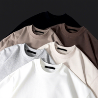 T-shirts en coton épais personnalisés pour hommes – Style vintage, coupe oversize, écologiques, options de logo délavé à l'acide – Vente en gros