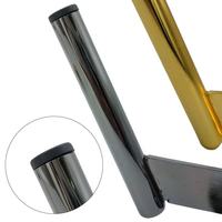 Sofa beine Moderne Luxus-Nachttisch bank TV-Ständer Füße Stahl Schwarz Chrom Gold Metall möbel Bett Schrank Sofa beine für Sofa