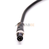 Connecteur Circulaire Étanche M8, Fiche Mâle/Femelle Surmoulée, Câble PUR, Réponse Rapide