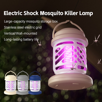 Mini Lampe Anti-Moustiques USB, Répulsif Moustiques de Bureau Suspendu, Lampe Tue-Insectes Domestique Facile à Nettoyer, Destructeur d'Insectes