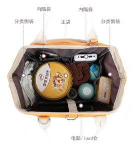 Borsa per pannolini multifunzione per mamma e papà-borsa per maternità portatile alla <span class=keywords><strong>moda</strong></span> da viaggio - Product Image 4