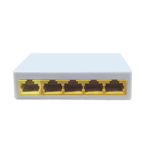 Switch de Red Ethernet de 5 Puertos 10/100 Mbps 1G OEM y ODM de Alta Calidad para Empresas con SNMP para Cámaras IP