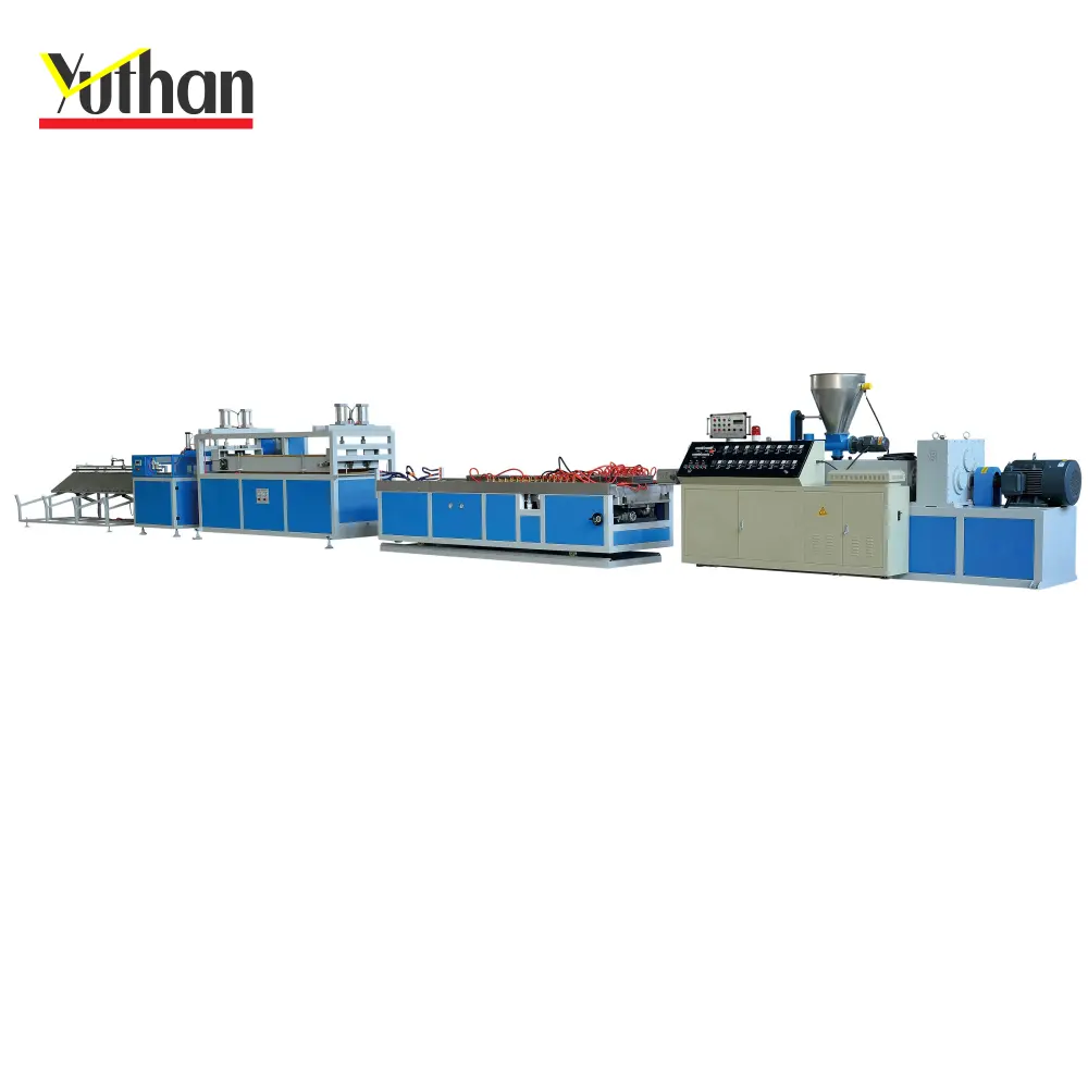 SJZ51/105 SJZ65/132 SJZ80/156 SJZ92/188 Línea de producción de extrusión de perfil de PVC Equipo de materiales de construcción de plástico para exteriores