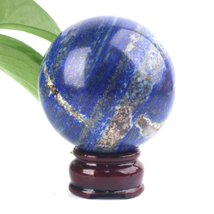 Vente en gros de sphères de cristal naturelles polies et lisses en lapis-lazuli bleu pour le Feng Shui - Product Image 6