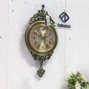 72X35CM Prix Usine Personnalisable Grande Horloge Murale Dorée Moderne en Métal Décoration Maison Dropshipping DDP - Product Image 5