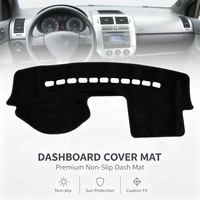 Pour Volkswagen POLO 2004 2005 2006 2007 2008 2009 2010 Housse de tableau de bord de voiture Accessoires auto Housse de protection de tableau de bord de voiture