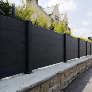 Riêng tư hàng rào nhà ban công an toàn màu đen sơn tĩnh điện nhôm sinh thái thân thiện bền 6ft lưới mắt cáo cổng vườn hàng rào ngoài trời - Product Image 3