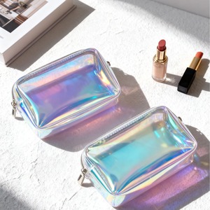 Sac de rangement cosmétique personnalisé, étanche, à fermeture ouverte, tendance, grande capacité, en PVC, multifonctionnel, pour <span class=keywords><strong>voyage</strong></span> transfrontalier - Product Image 2