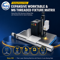 Machine de marquage laser UV avec table coulissante servo à axe X étendu