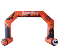 Arche gonflable personnalisée pour Halloween, idéale pour les événements thématiques, la promotion, les festivals, les célébrations et les affichages publicitaires