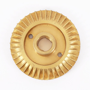 定制加工铜质水泵叶轮单双面全规格可定制80*8泵配件 - Product Image 1