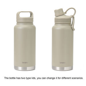 <span class=keywords><strong>TANANA</strong></span> Tasse à vide à double paroi de 32oz avec logo personnalisé Tasse à café isolée en acier inoxydable avec 2 couvercles - Product Image 2