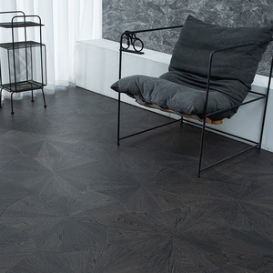 Venta directa de fábrica, suelo de parquet de Control Industrial de PVC, en forma de hoja de loto, impermeable, autoadhesivo, uso en Hotel, garantía de 5 años - Product Image 5
