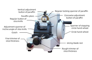 ROTARY microtome mô hình HHQ-2508 nhãn hiệu ROTARY microtome/slicing máy mô học thiết bị microtome - Product Image 2