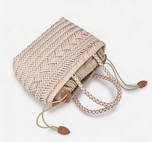 Sac à main pour femme de nouvelle conception, sac tissé en cuir de vache, sac à bandoulière français tressé, sac à main pour femme de nouvelle conception, sac fourre-tout en cuir véritable - Product Image 5