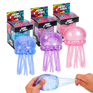 ของเล่น JO TOYS ของเล่นบีบเนื้อนุ่มน่ารัก กลิตเตอร์มาลโทสเจลลี่ฟิช ของเล่นบีบคลายเครียดหลากสี ขนาด 5-7 นิ้ว - Product Image 4
