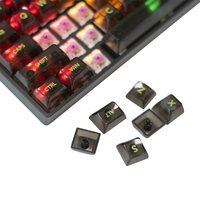 Clavier mécanique de jeu ergonomique avec LED RVB colorées, ordinateur portable gamer, USB-C filaire, anti-ghosting, plug and play