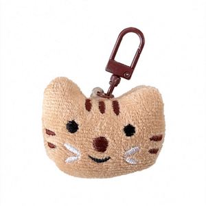 Porte-clés en peluche avec texte publicitaire, broderie personnalisée, étiquette avec logo, jouets promotionnels - Product Image 2