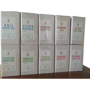 סיני מפורסם באיכות גבוהה רופף עלה ירוק תה ג 'י האי צ מפני תה יצרנים 50g/פח