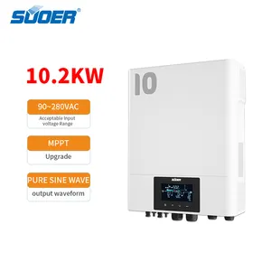 SUOER kaynağı güneş enerjisi depolama sistemi toptan fiyat 48v 24v güneş invertör hibrid 10 Kw