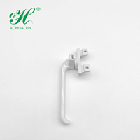 Poignée de porte directe usine pour fenêtre à battant, fournisseur chinois, poignée de porte de haute qualité, vente en gros, matériaux plastique et acier